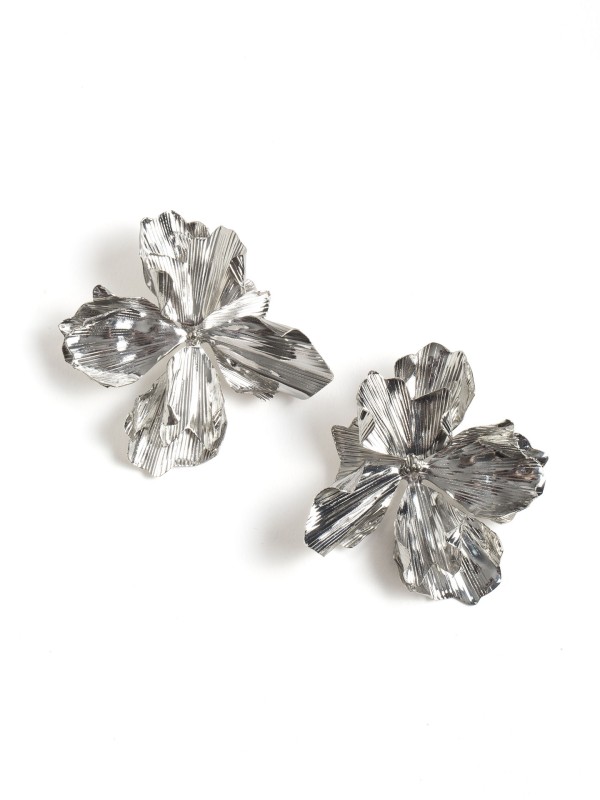 Brincos Flor Metalicos