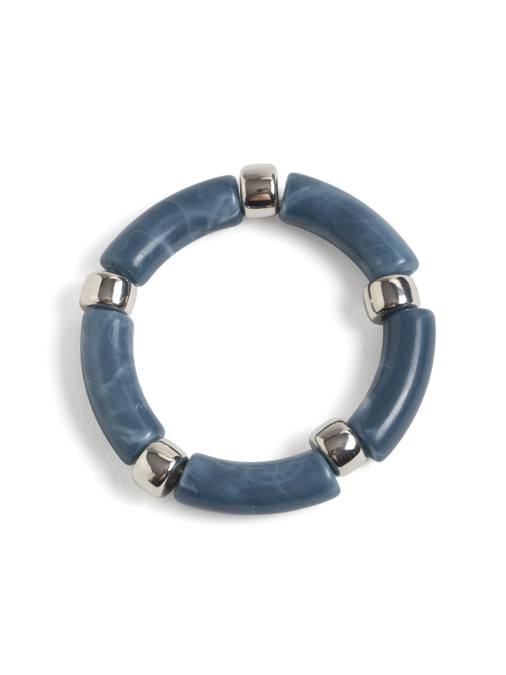 Pulseira Elastica com Contas