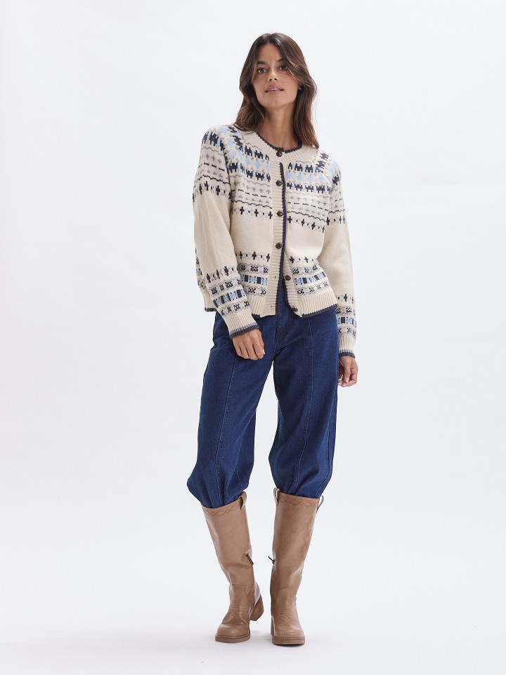 Casaco Jacquard