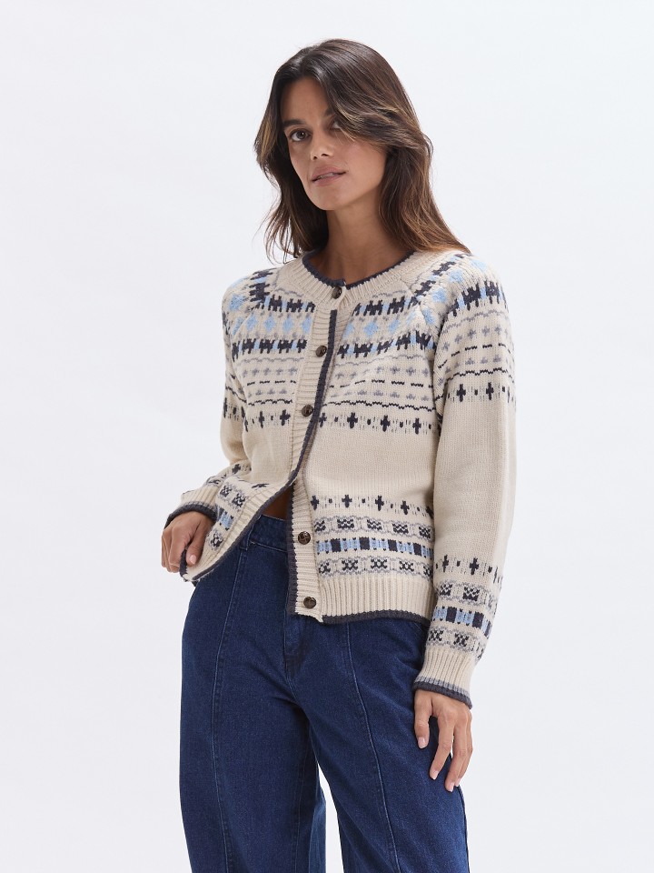 Casaco Jacquard
