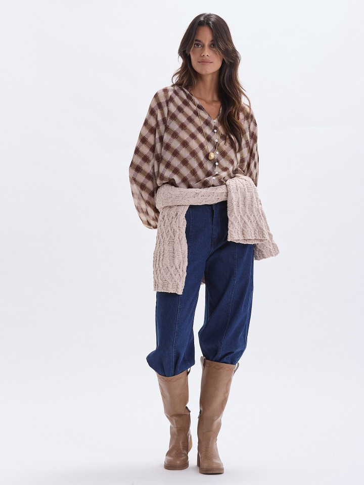 Blusa Xadrez