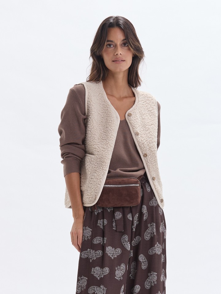 Colete Beige