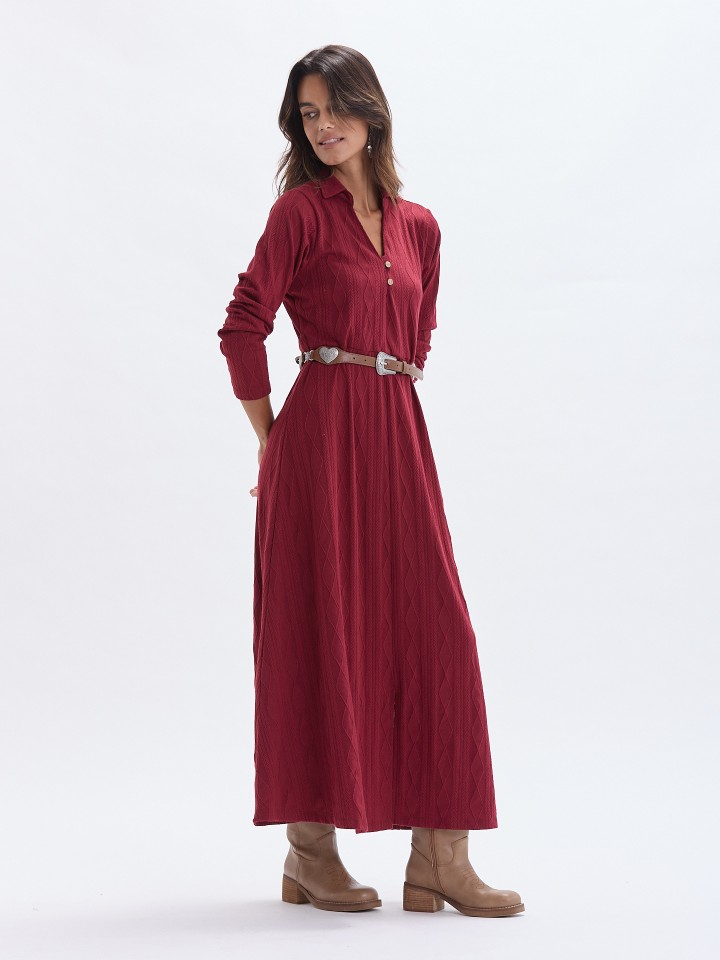 Vestido Comprido Malha