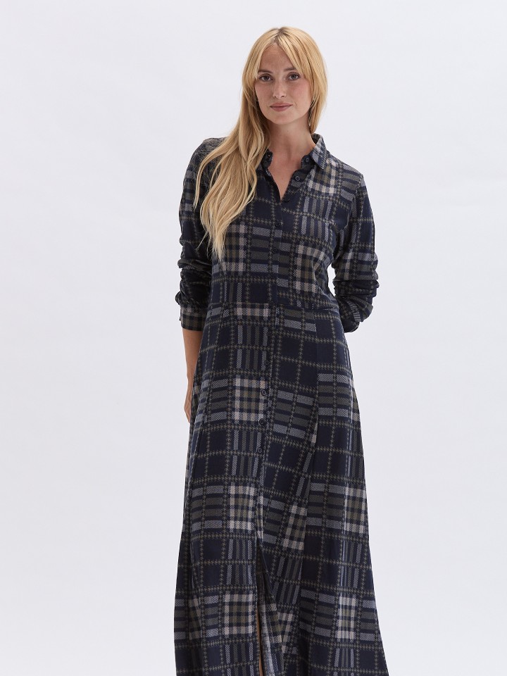 Vestido Midi Xadrez