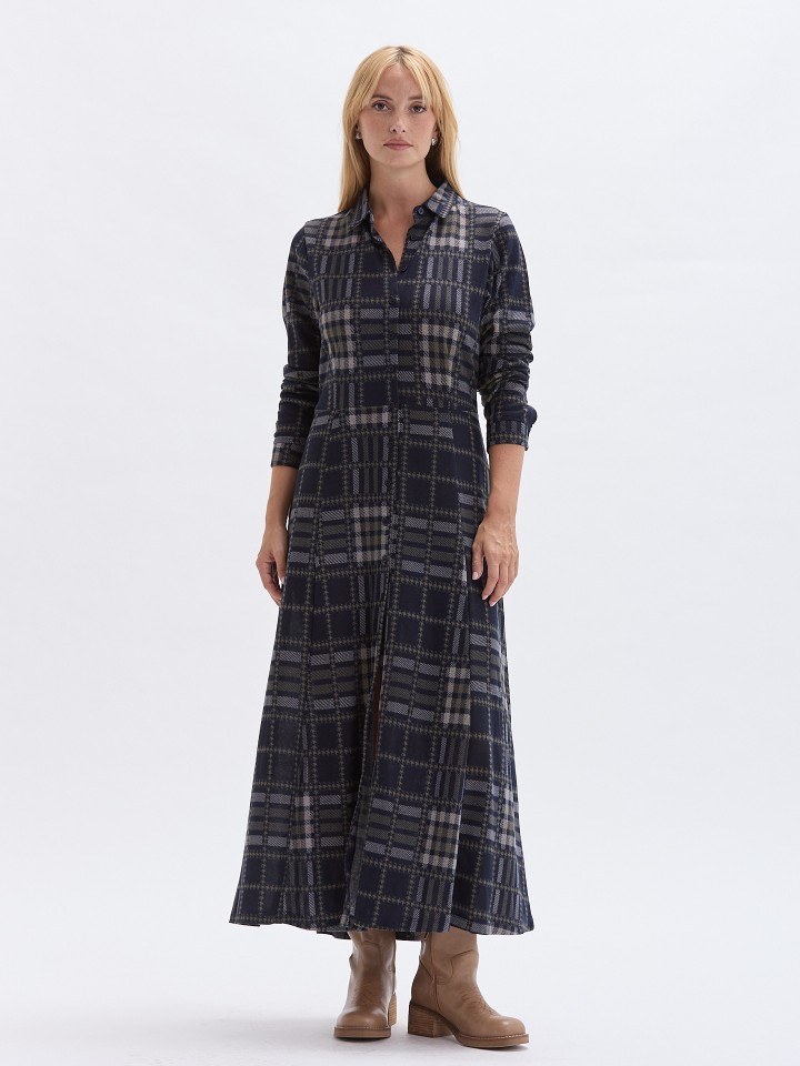 Vestido Midi Xadrez