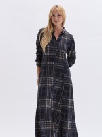 Vestido Midi Xadrez