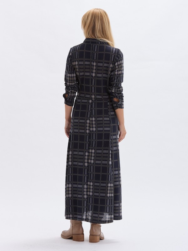 Vestido Midi Xadrez Vestido Midi Xadrez