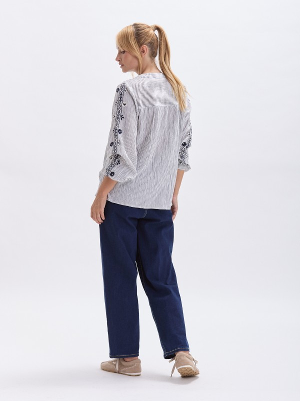 Blusa Riscas