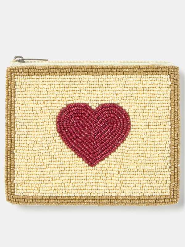 Porta-moedas com missangas