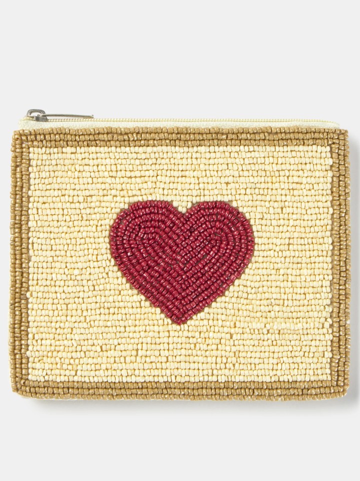 Porta-moedas com missangas
